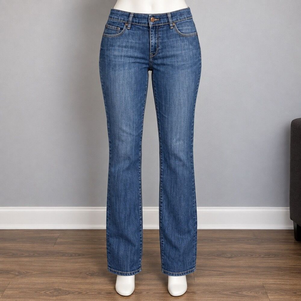 Old Navy The Diva Women’s Jeans Size 14 Regular Blue Straight Leg Y2K 30 Inseam